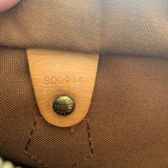 Auth Louis Vuitton monogram Speedy 30 bag - Picture 14 of 16